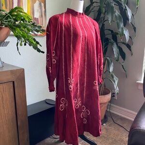 1980’s  Asiancore Japanese Designer Midori Matsumoto Wool/Silk Dress